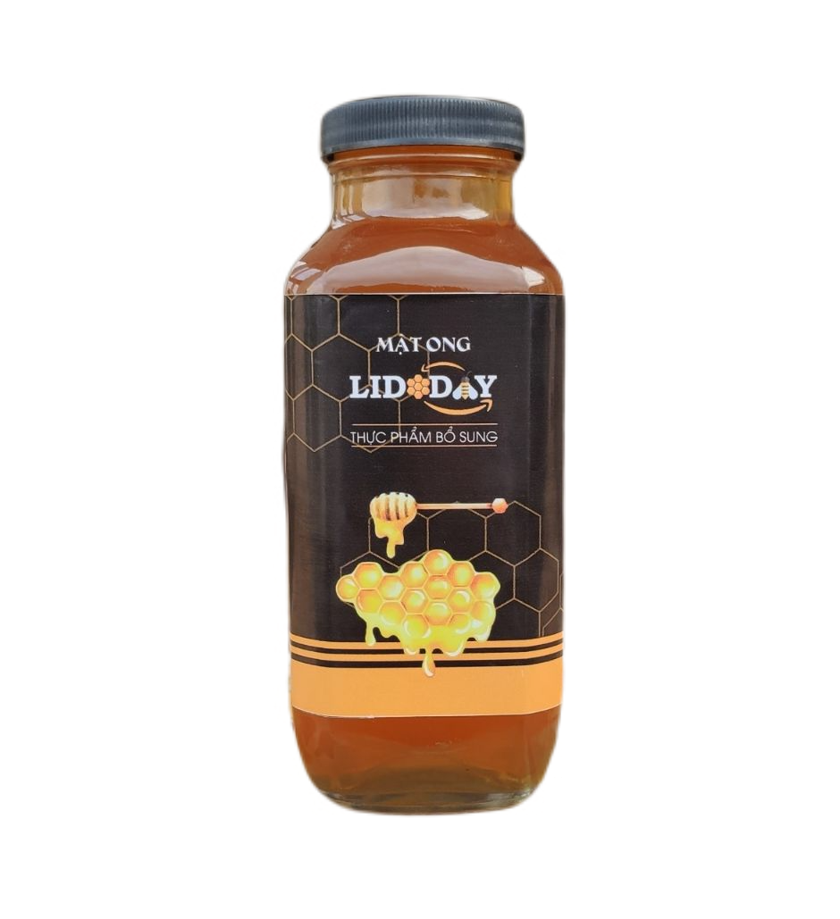 Mật ong LIDODAY chai 500 ml - Thay ong mang mật đến với bạn